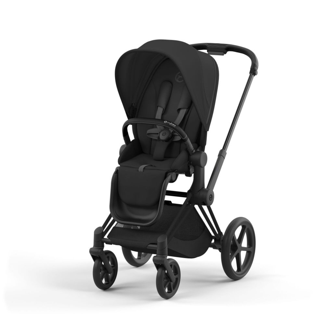 Carrinho de Bebé Priam Matt Black, Babycoque Cloud T i-Size e Base T Isofix i-Size Cybex - Cybex - PACKPRIAM014-001
