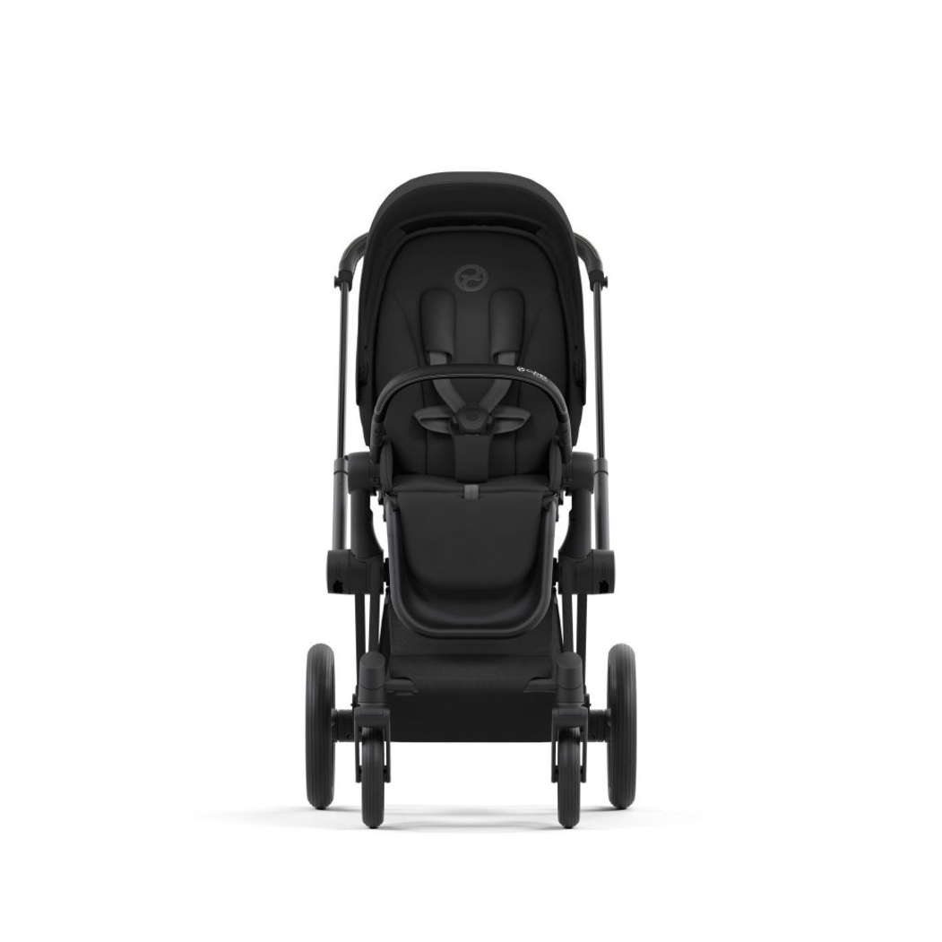 Carrinho de Bebé Priam Matt Black, Babycoque Cloud T i-Size Plus e Base T Isofix i-Size Cybex - Cybex - PACKPRIAM016-002