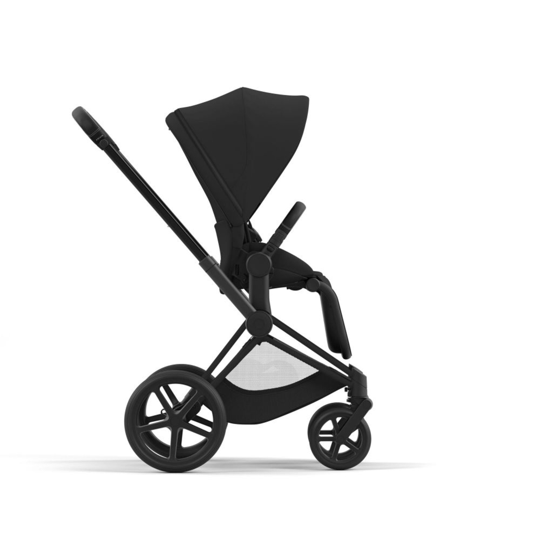 Carrinho de Bebé Priam Matt Black, Babycoque Cloud T i-Size Plus e Base T Isofix i-Size Cybex - Cybex - PACKPRIAM016-005