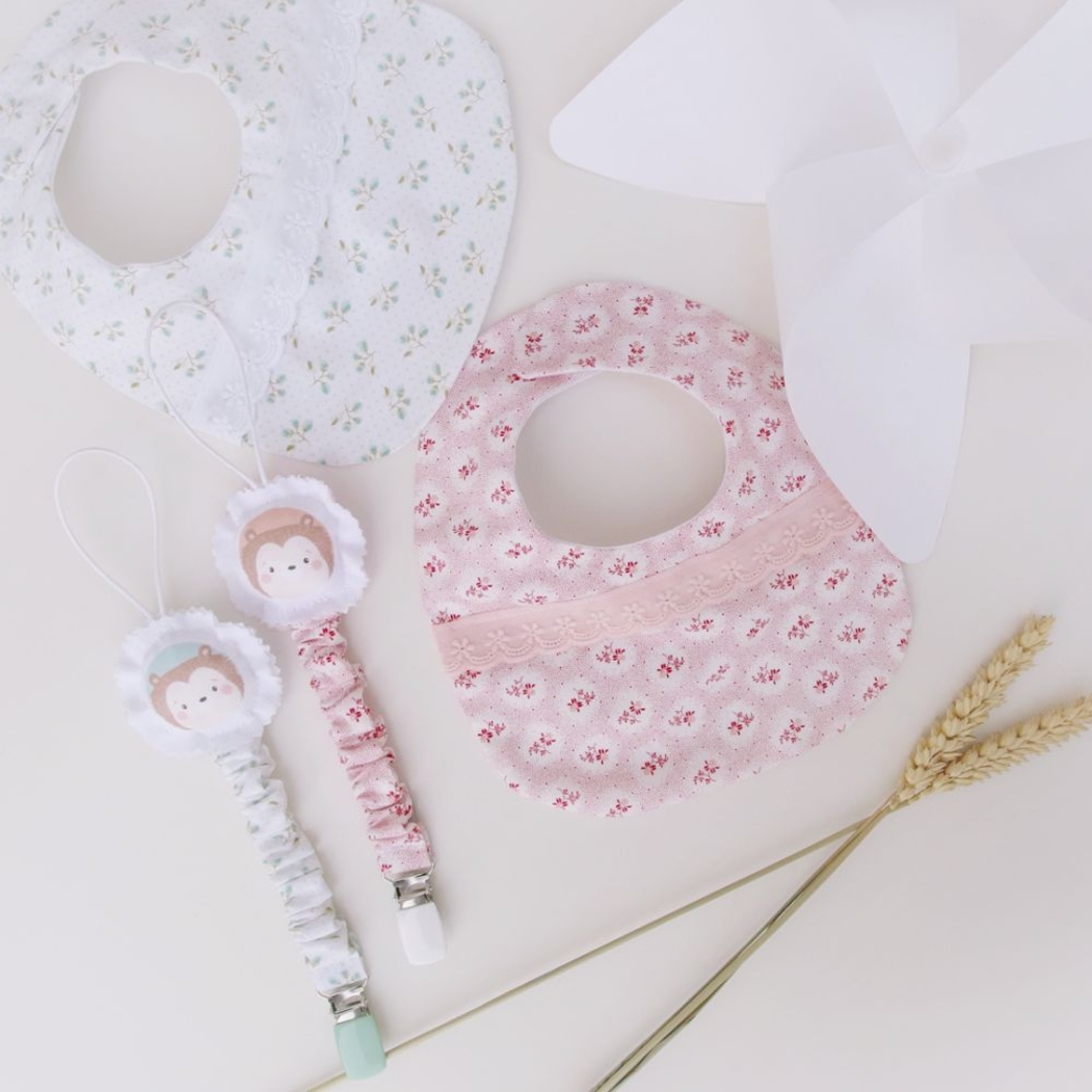 Prende-Chupetas Maria Carrossel Ouriço - Maria Carrossel - PP1010C-TEMA-OURICO-ROSA