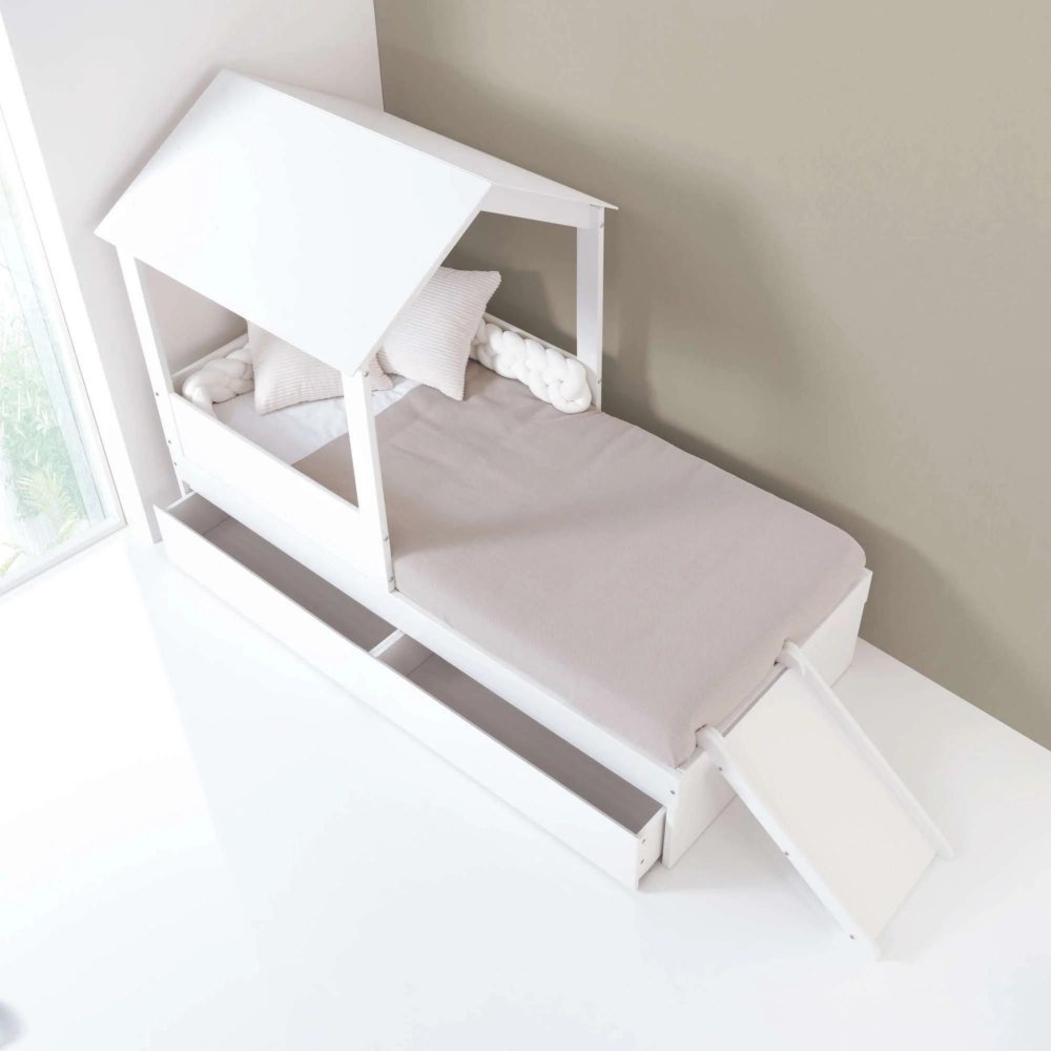 Cama Evolutiva Casita Alondra Montessori Bianca Quattro - Alondra - 8431904456594