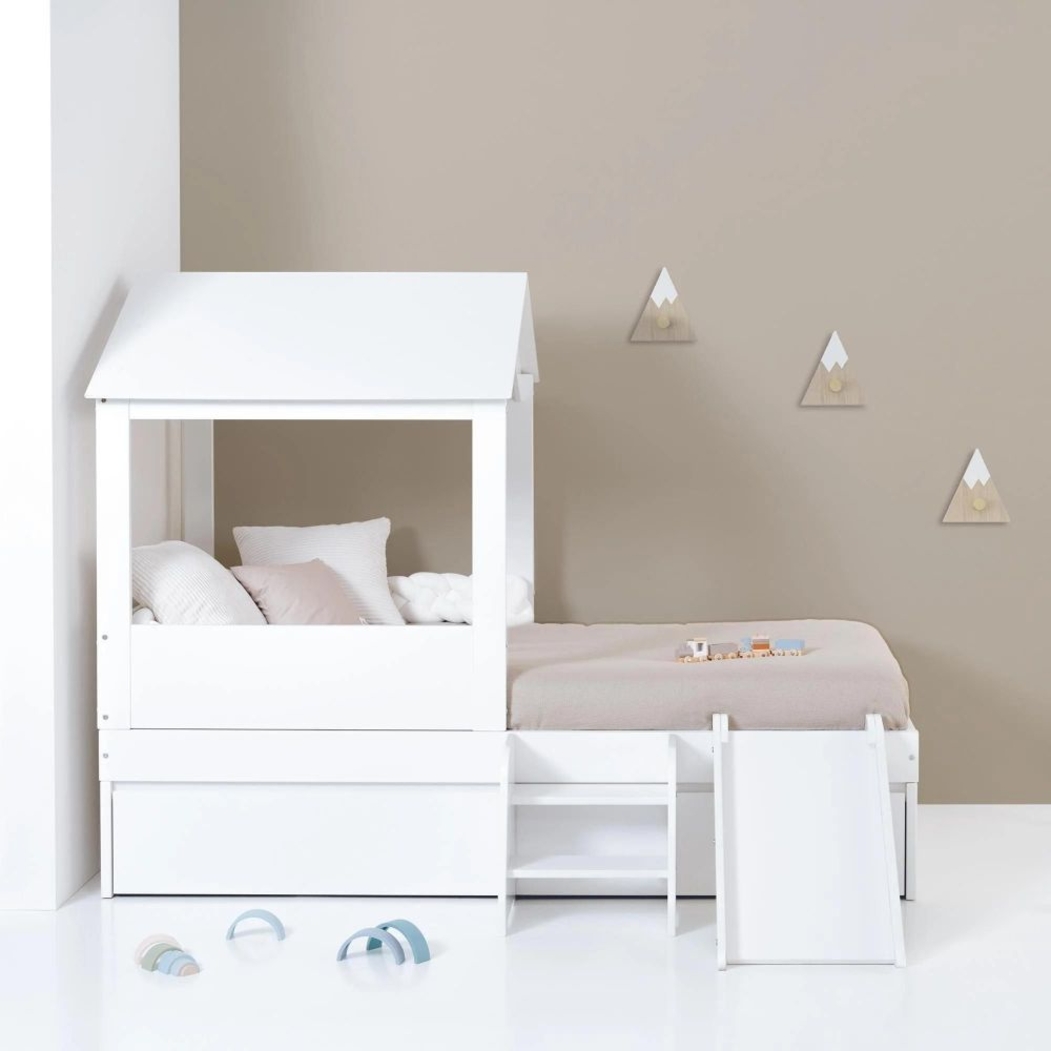 Cama Evolutiva Casita Alondra Montessori Bianca Quattro - Alondra - 8431904456594